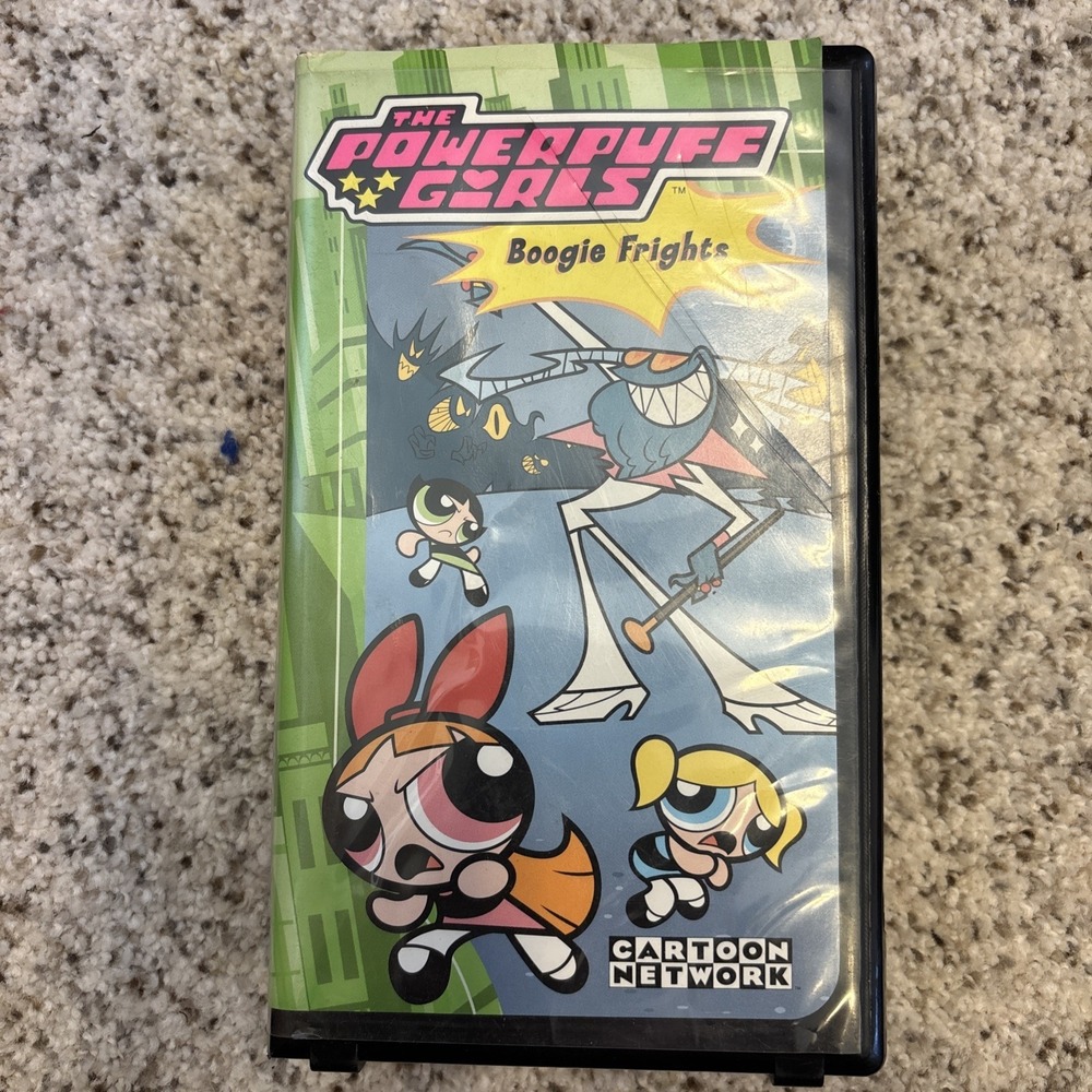 The Powerpuff Girls - Boogie Frights (VHS, 2001, Hard Case)
